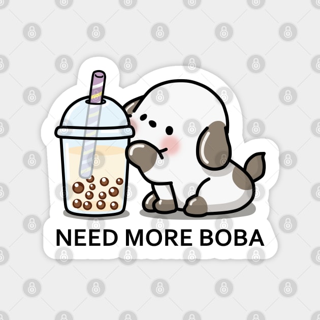 Little Puppy Needs More Boba Tea! Sticker by SirBobalot